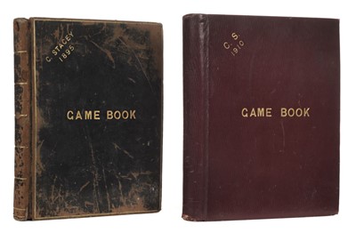 Lot 159 - Shooting. Two game books kept by Cyril Stacey of Southam De La Bere & Temple Guiting, 1895-1930