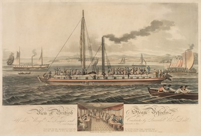 Lot 166 - Ackermann (R., publisher). View of British Steam Vessels..., 1817