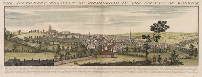 Lot 261 - Birmingham. Buck (S. & N.), The South West Prospect in the County of Warwick, 1731