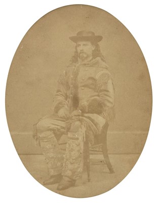 Lot 226 - Cody (William Frederick 'Buffalo Bill', 1846-1917). A full-length portrait of Cody