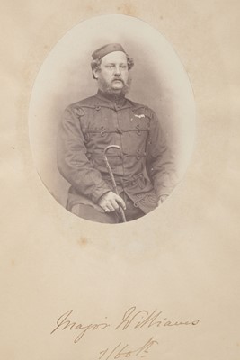 Lot 197 - Rifle Brigade & King's Royal Rifle Corps. A good photograph album of regimental portraits