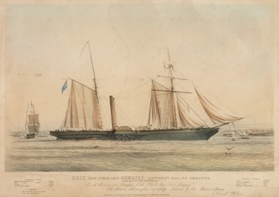Lot 254 - Walters (Samuel). H.E.I.C. Iron Steam Ship Nemeses..., circa 1845