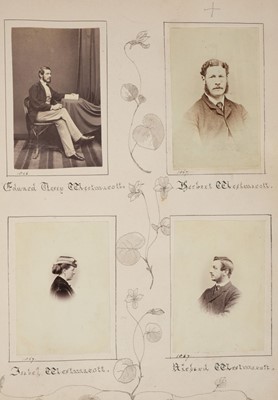 Lot 227 - Westmacott (Richard, 1775-1856). A family photograph album of the Westmacott family, 1860s