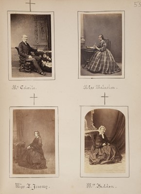 Lot 227 - Westmacott (Richard, 1775-1856). A family photograph album of the Westmacott family, 1860s