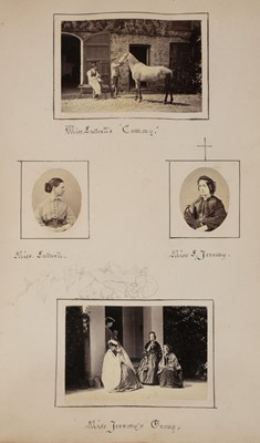 Lot 227 - Westmacott (Richard, 1775-1856). A family photograph album of the Westmacott family, 1860s