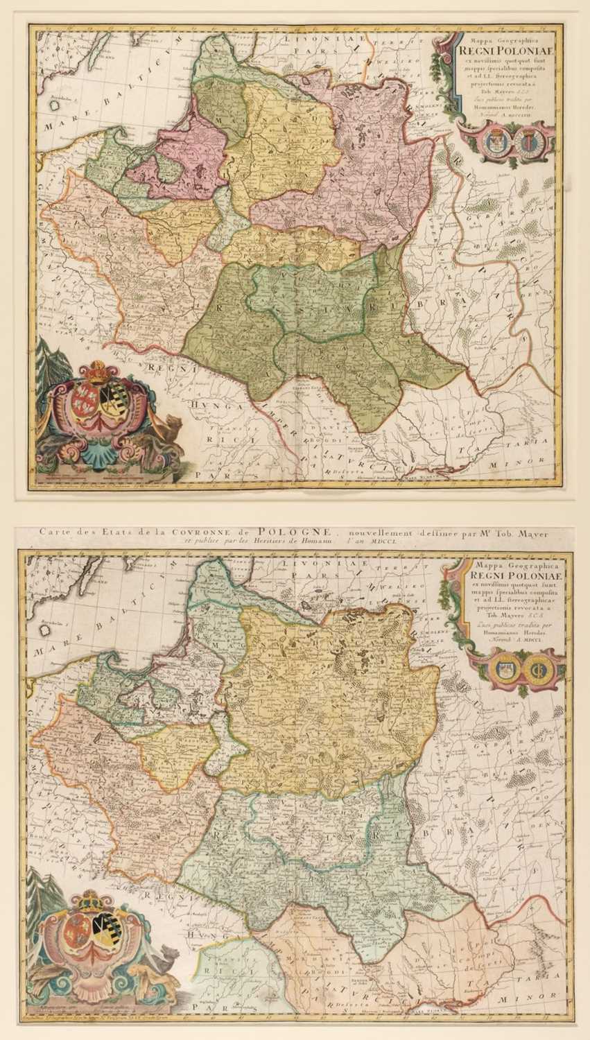 Lot 38 - Poland. Homann (J. B., heirs of), Mappa Geographica Regni Poloniae..., circa 1757