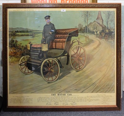 Lot 335 - Prices. A Prices Motorine Oil advertising board c.1930s and other related items