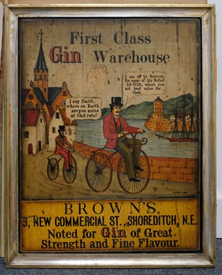 Lot 264 - Advertising. A mixed collection of advertising boards c.1900