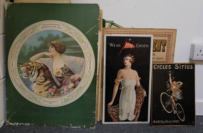 Lot 264 - Advertising. A mixed collection of advertising boards c.1900