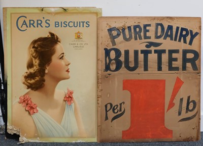 Lot 264 - Advertising. A mixed collection of advertising boards c.1900