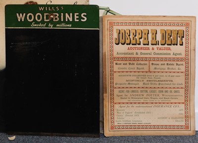 Lot 264 - Advertising. A mixed collection of advertising boards c.1900