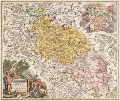 Lot 51 - Silesia. Homann (J. B.), Superioris et Inferioris Ducatus Silesiae..., circa 1720