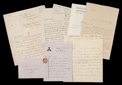 Lot 86 - India. Group of letters, 19th century, including Mansur Ali Khan, Sir Jagatjit Singh, & others