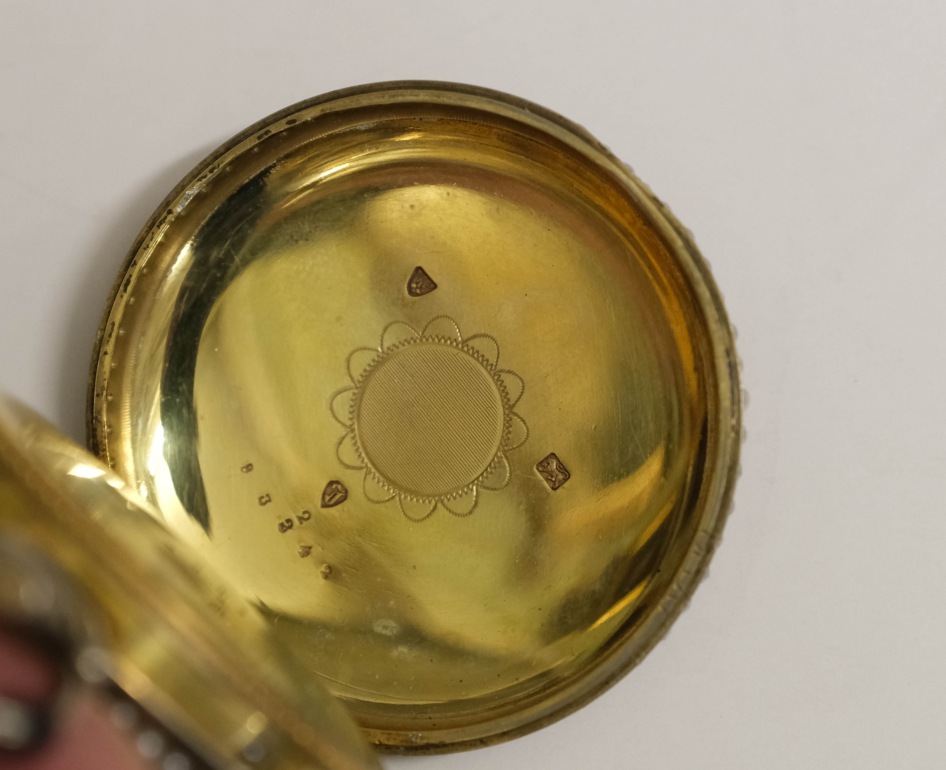 Lot 145 Pocket Watch. A fine Victorian enamel pocket