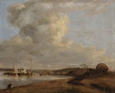 Lot 426 - English School. A pair of marine landscapes, circa 1830s/40s