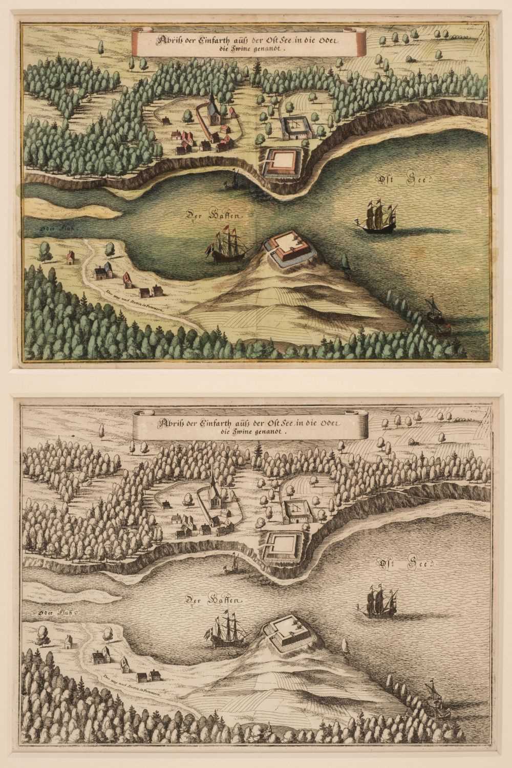 Lot 43 - Poland. Swinemunde (Swinoujscie), Merian (M.), Abriss der Einfarth..., circa 1652