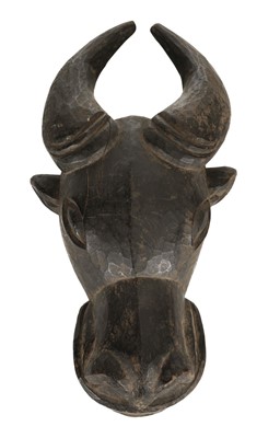 Lot 75 - Cameroon. A Bamileki wooden water buffalo mask