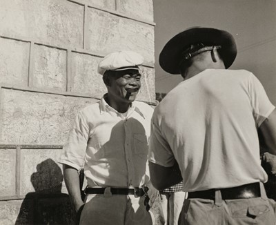 Lot 403 - Philippines. Photograph of two Filipino men, by Pierre Verger, c. 1940s