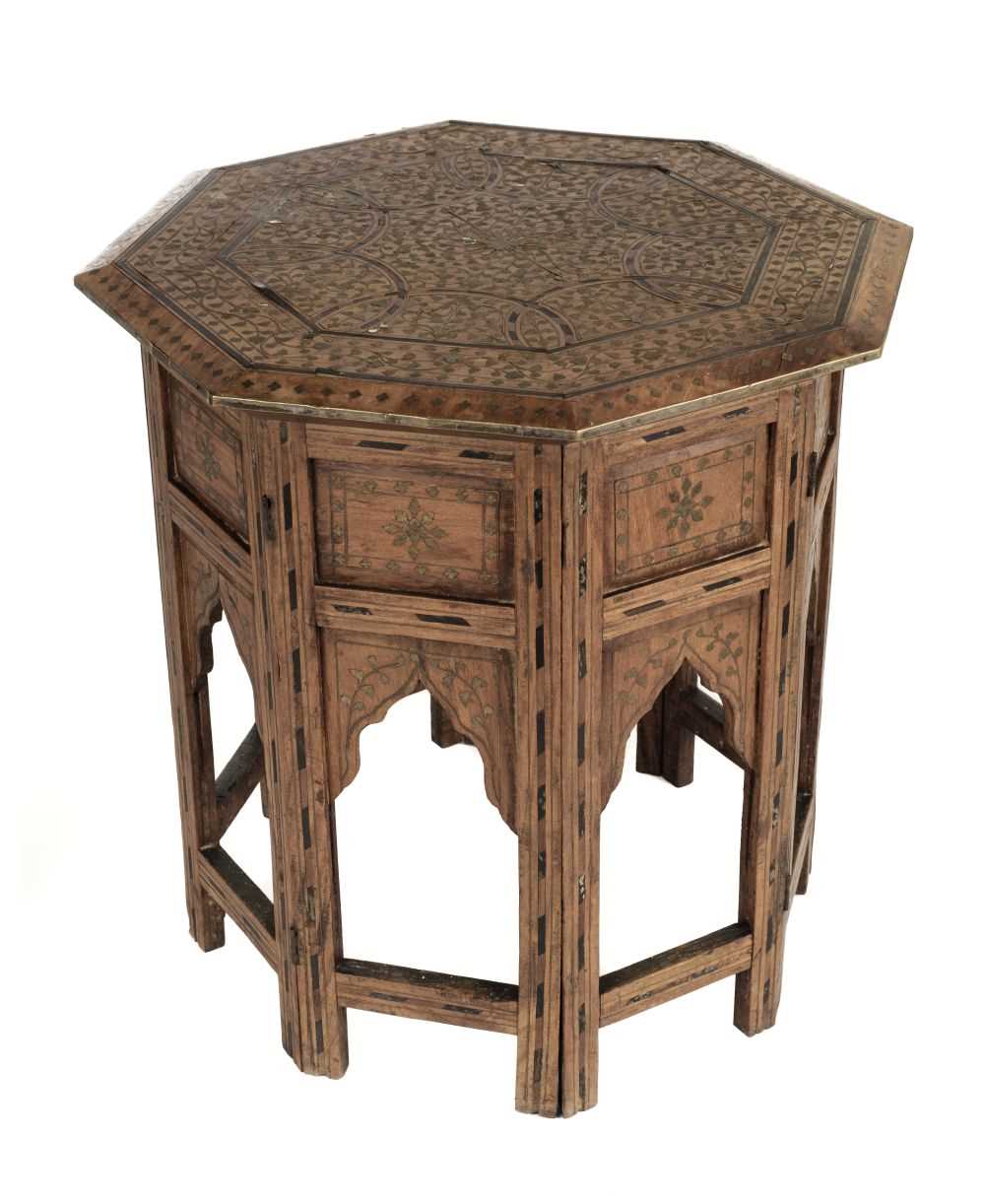 Lot 254 - Liberty & Co. An Anglo-Moorish inlaid table