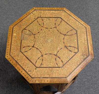 Lot 254 - Liberty & Co. An Anglo-Moorish inlaid table