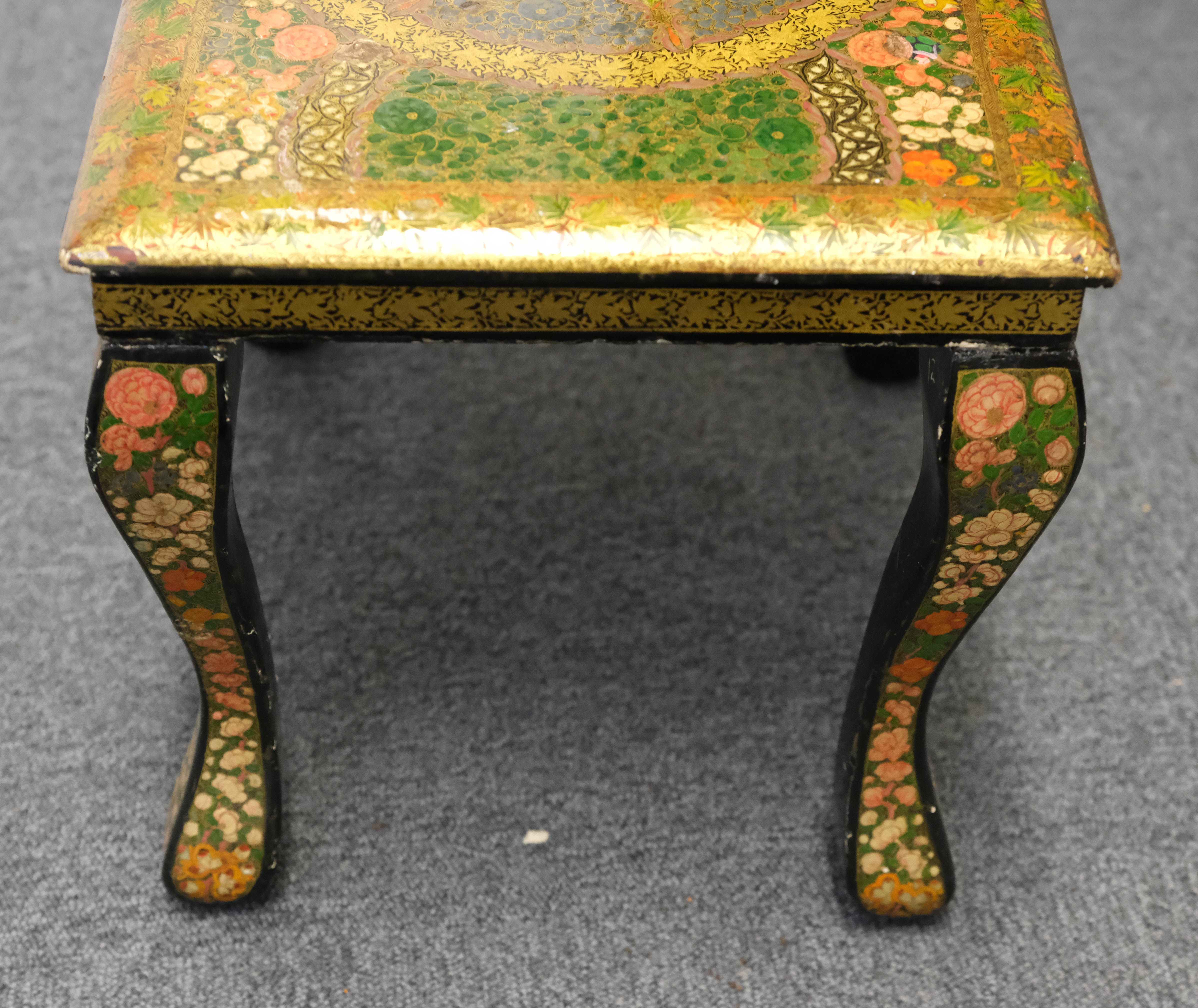 Lot 80 Kashmiri. An Indian Kashmiri table