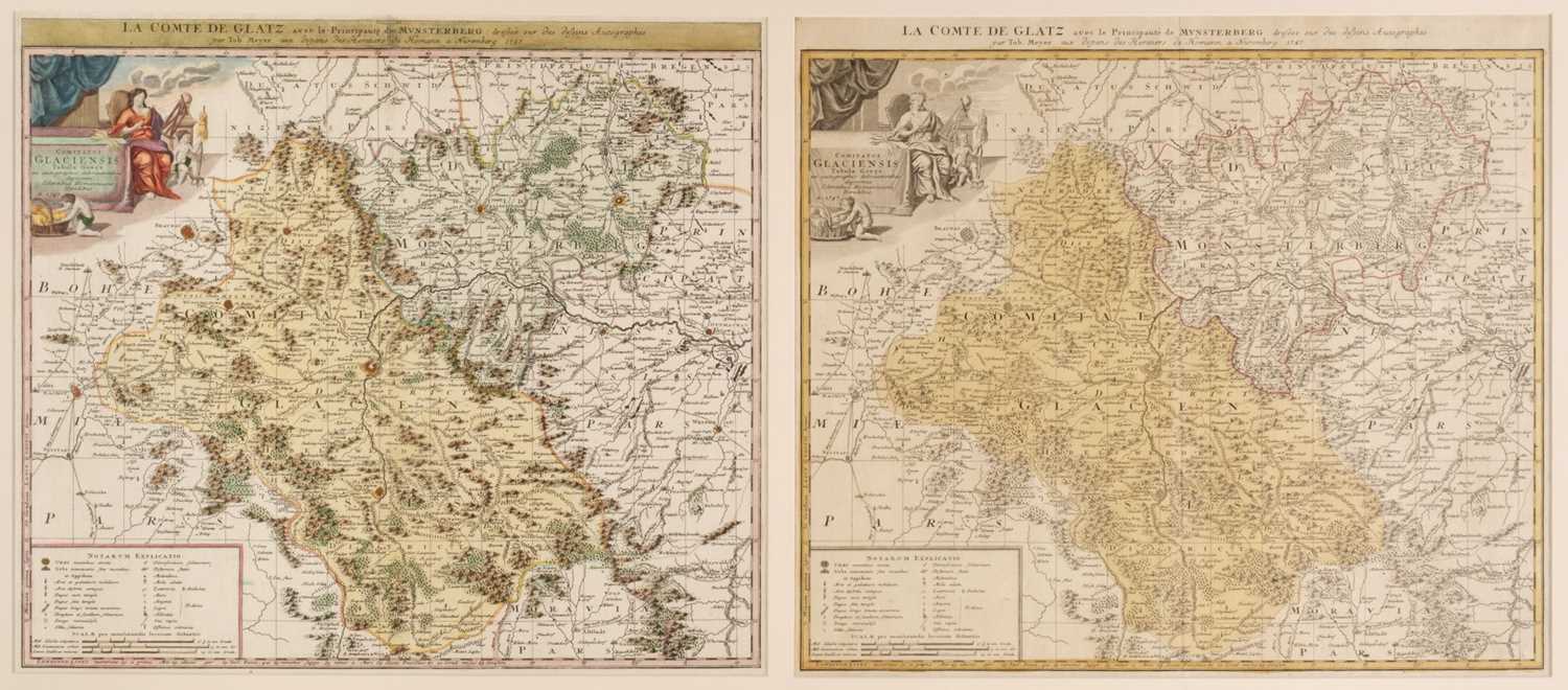 Lot 37 - Poland. Homann (J. B., heirs of), Comitatus Glaciensis tabula..., Nuremberg, 1747