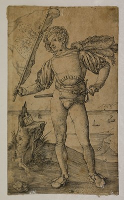 Lot 383 - Durer (Albrecht, 1471-1528). The Standard Bearer, 1502