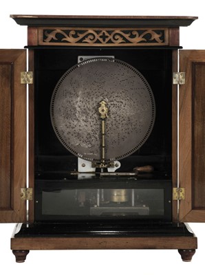 Lot 241 - Mechanical Music. A late 19th century Swiss "The Britannia" Polyphon