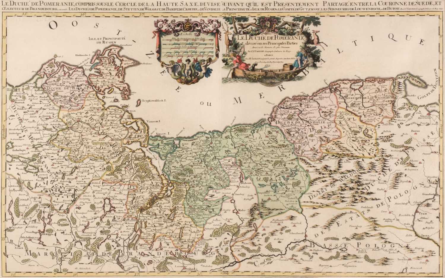 Lot 39 - Poland. Jaillot (Alexis-Hubert), Le Duche de Pomeranie, 1692