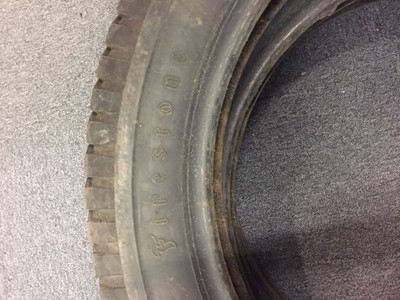 Lot 347 - Tyres. A set of 4 Firestone gum dipped tyres - Model A Ford