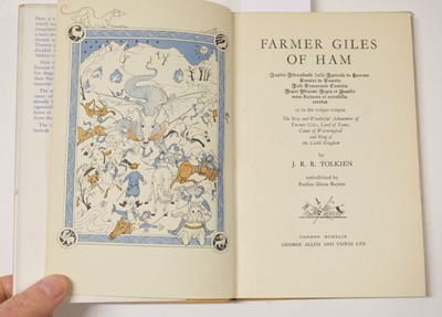 Lot 896 - Tolkien (J.R.R.) Farmer Giles of Ham, 1st edition, 1949
