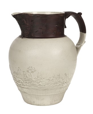 Lot 167 - Jug. A George III oversized pottery jug