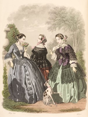 Lot 352 - Fashion. The Ladies' Monthly Magazine, The World of Fashion, volumes 32-34, Jan 1855 - Dec 1857