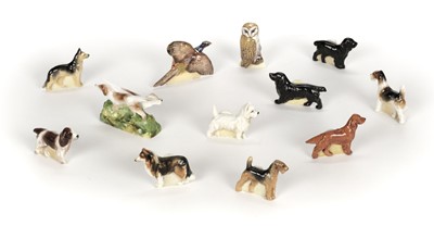 Lot 179 - Royal Worcester. A collection of animal menu holders