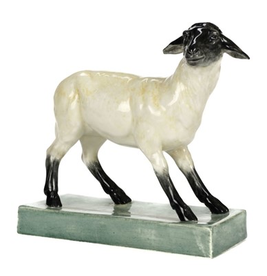 Lot 177 - Royal Worcester. "Sheep" modelled by Bargas (3155)