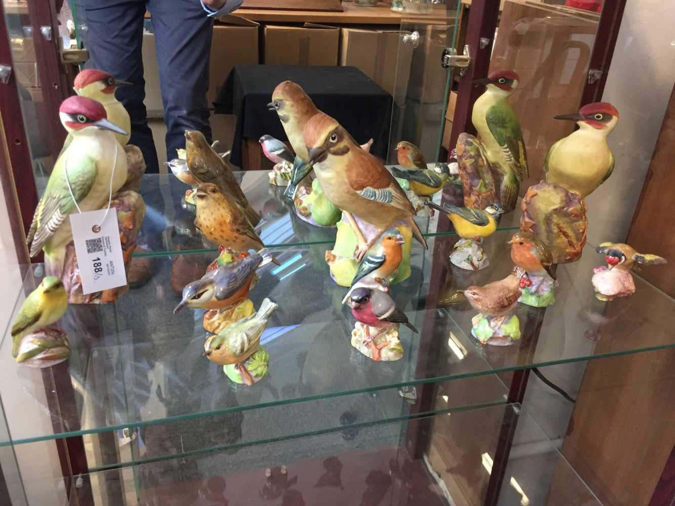 Lot 188 - Royal Worcester. A mixed collection of porcelain birds