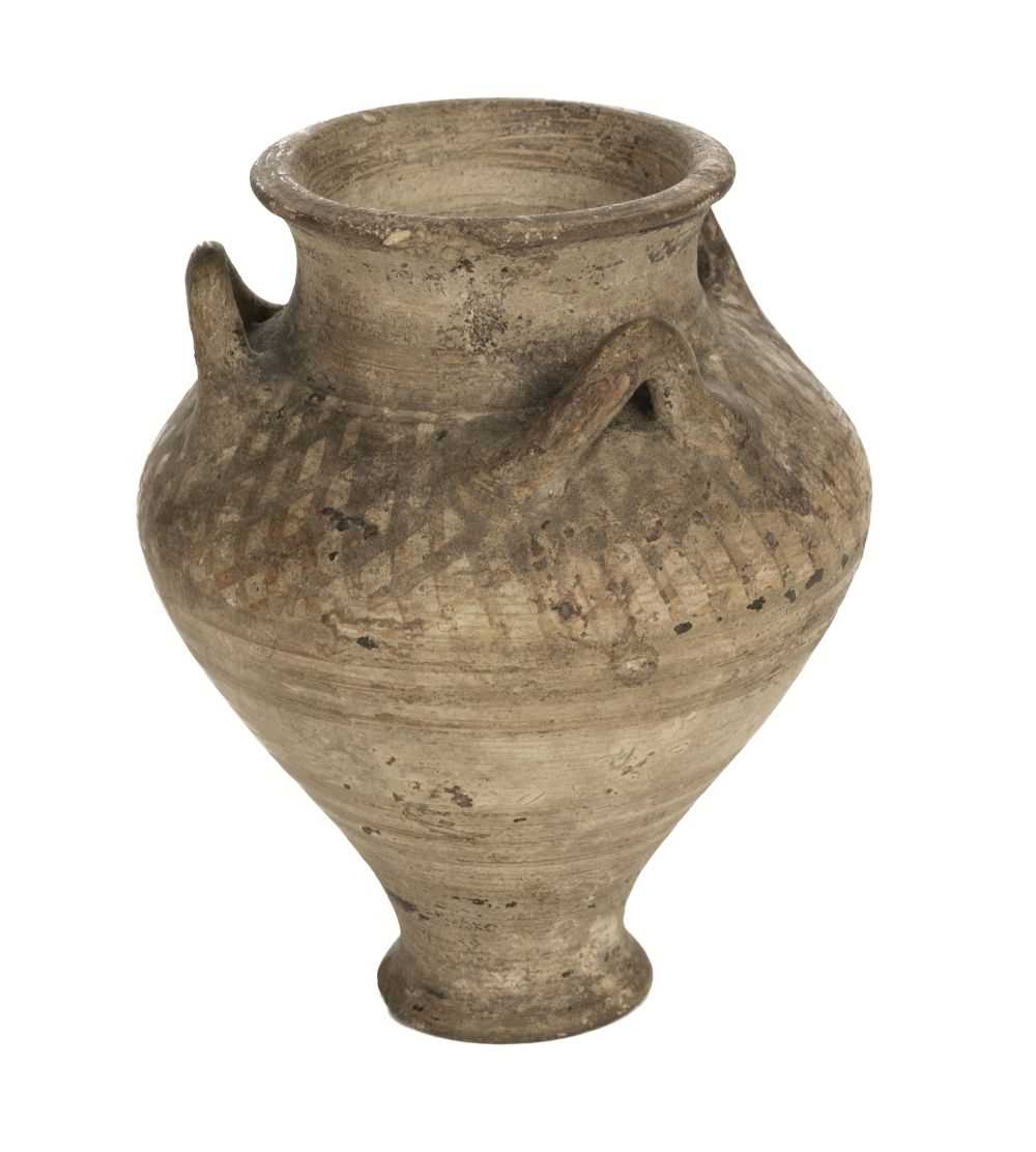 Lot 46 - Mycenaean. A Mycenaean pottery vase c.1200BC