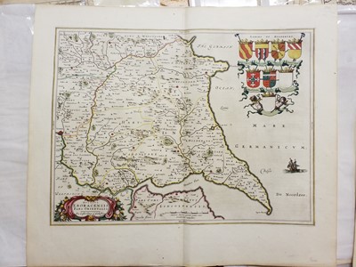 Lot 4 - Blaeu (J.), Maps of Lincolnshire, Norfolk and Yorkshire, circa 1645