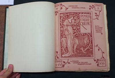 Lot 404 - Crane (Walter, illustrator). Spenser's Faerie Queene, 6 vols., 1897
