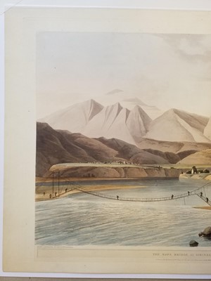 Lot 185 - Daniell (T. & W.). The Rope Bridge at Sirinagur, 1805