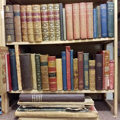 Lot 451 - Antiquarian. A large collection of mostly 19th century literature & reference