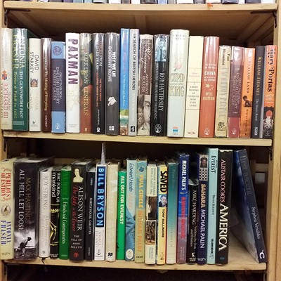 Lot 437 - Signed 1st Edition Non-Fiction. A large collection of signed modern 1st edition non-fiction