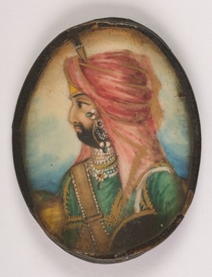 Lot 410 - Indian Miniatures. A collection of 10 miniature paintings, circa 1850s