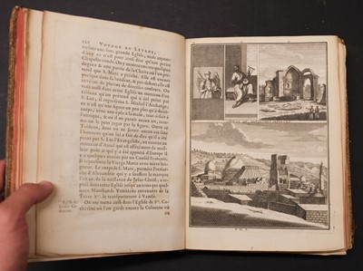 Lot 63 - Le Bruyn (Cornelius). Voyage au Levant, [and Voyages ... par la Moscovie, en Perse ...], 1725