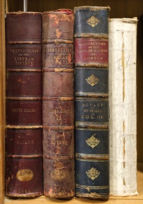 Lot 155 - Linnean Society. The Transactions of the Linnean Society of London, 2nd series, vols 1-4, 1880-96