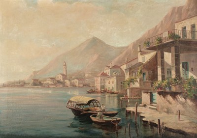 Lot 634 - Fumiciello (Vincenzo, 1905-circa 1955).  Lake Garda