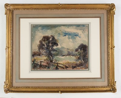 Lot 597 - Dunoyer de Segonzac (André, 1884-1974). Landscape with trees