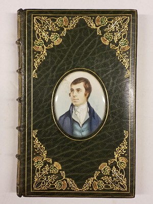Lot 403 - Cosway-style binding. Poems, chiefly in the Scottish Dialect, by Robert Burns, 1927