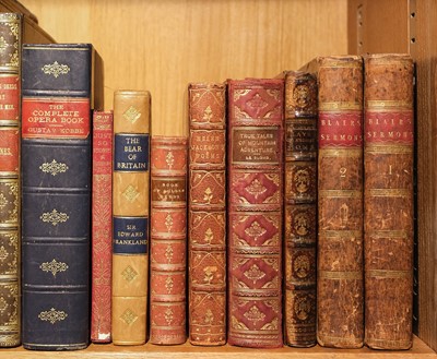 Lot 339 - Bindings. Old and New London by Walter Thornbury, 6 volumes, c.1880, & about 30 others