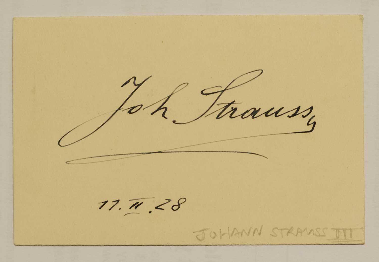 Lot 174 - Twentieth-Century Autographs. A collection of approx. 200 autographs on card, circa 1920s/1950s